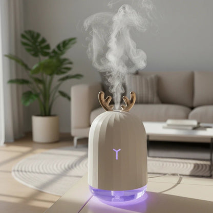 USB zvlhčovač s LED osvětlením
