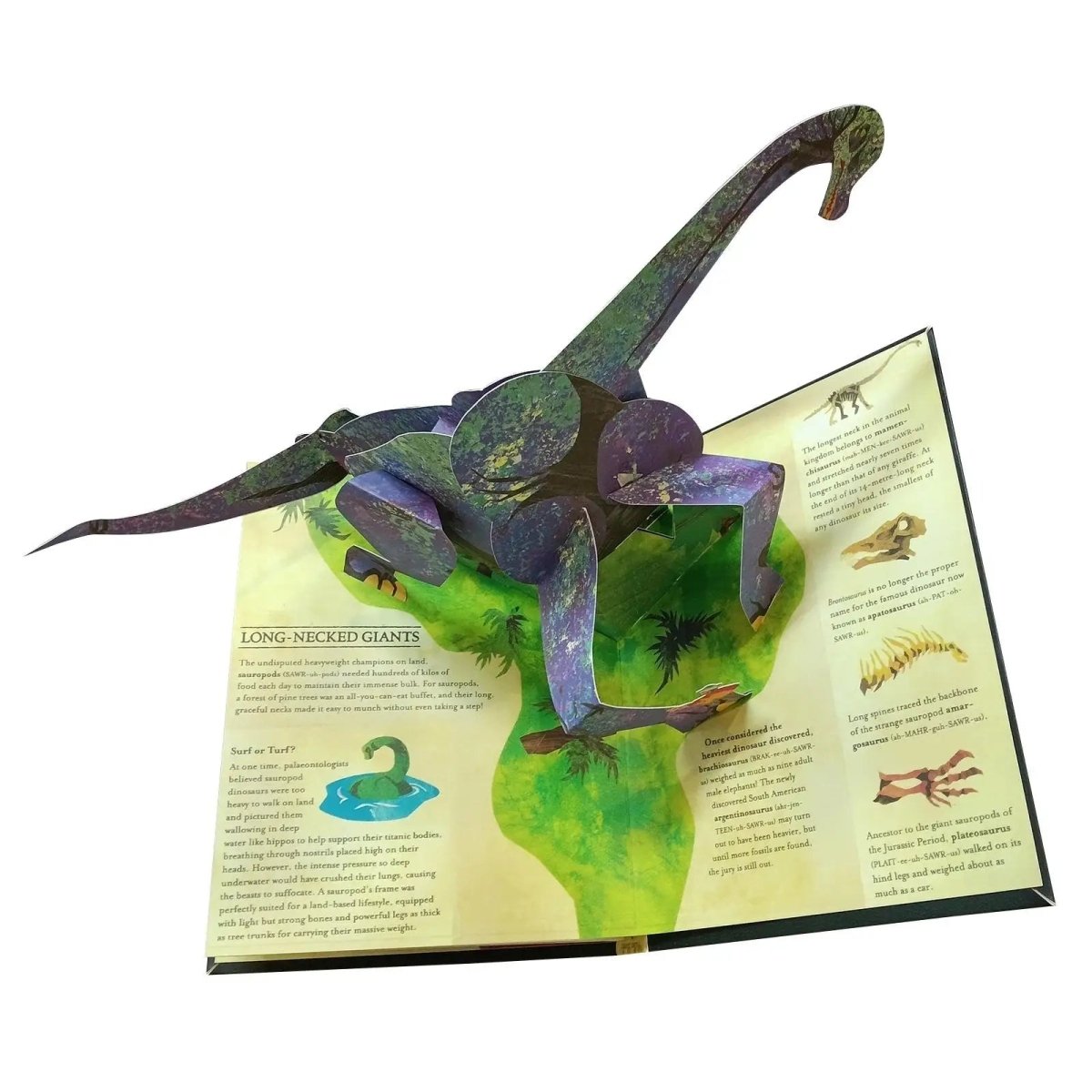 3D vyskakovací kniha o dinosaurech