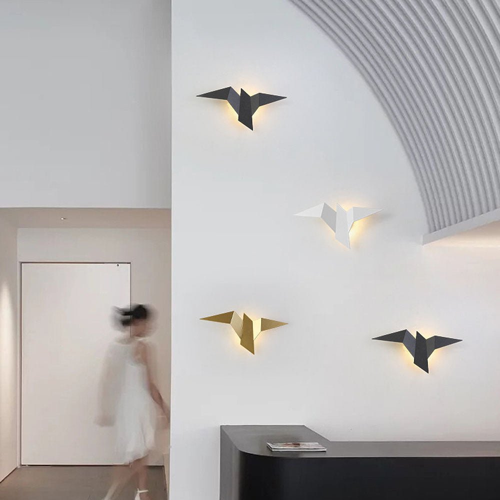 Applique murale LED en forme d’oiseau