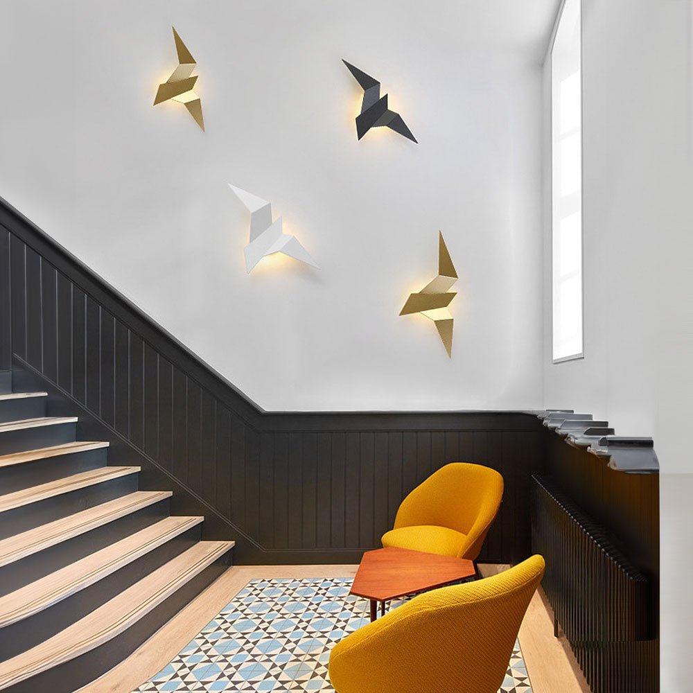 Applique murale LED en forme d’oiseau