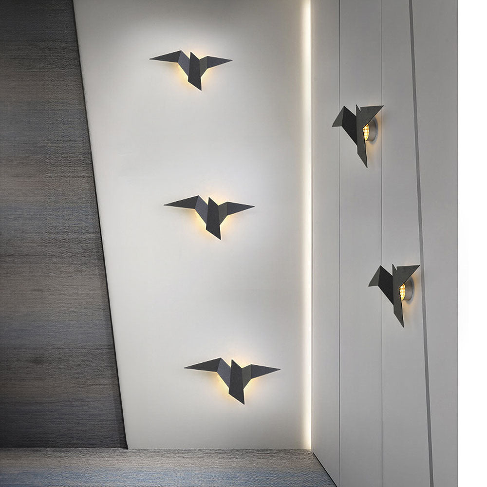 Applique murale LED en forme d’oiseau