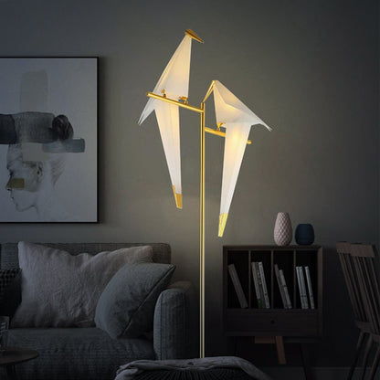 Lampe LED en forme d’oiseau à lumière chaude
