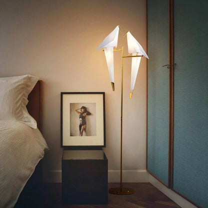 Lampe LED en forme d’oiseau à lumière chaude