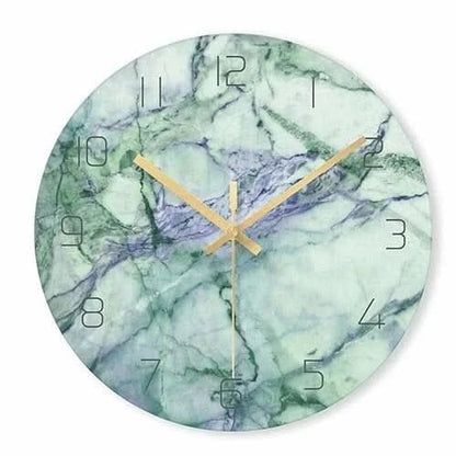 Horloge murale effet marbre