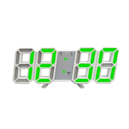 3D LED digitální hodiny s hlasovým ovládáním