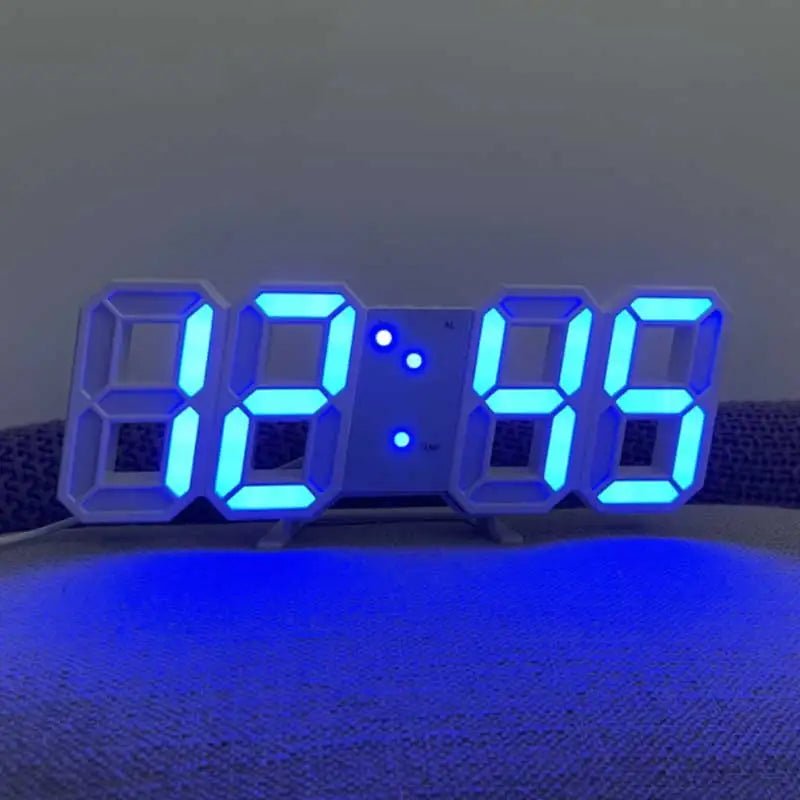 3D LED digitální hodiny s hlasovým ovládáním