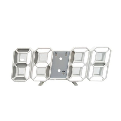3D LED digitální hodiny s hlasovým ovládáním