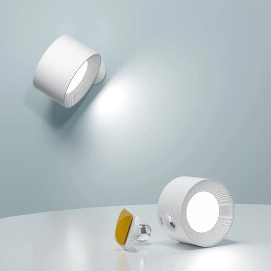 Lampa ścienna LED z obrotem 360°