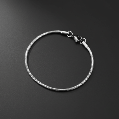 Quartz watch with a stainless steel case