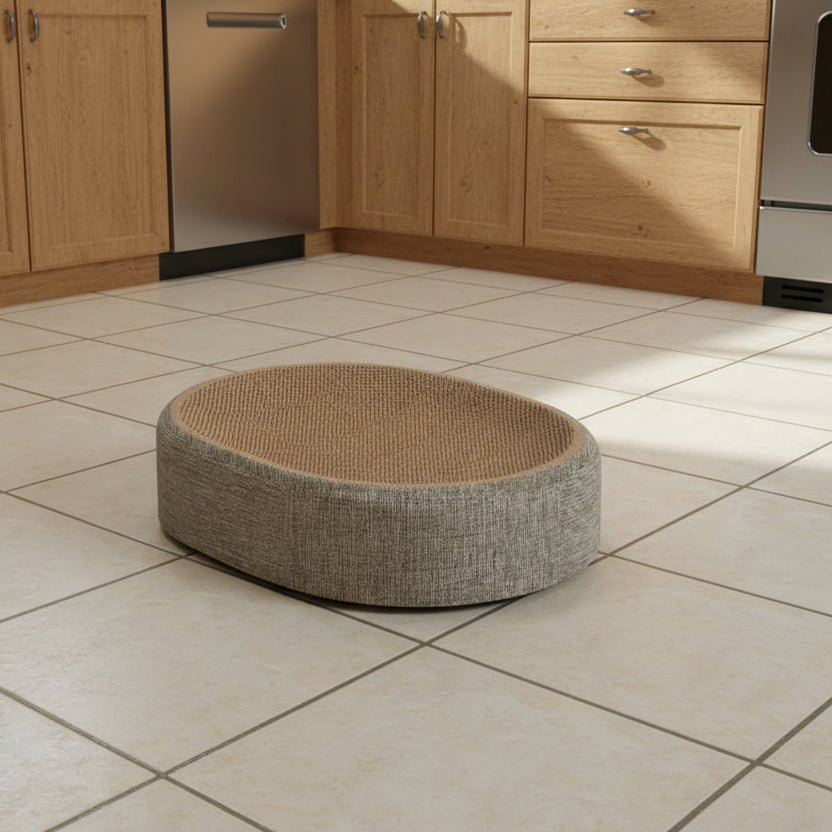 Panier ovale pour chat en sisal