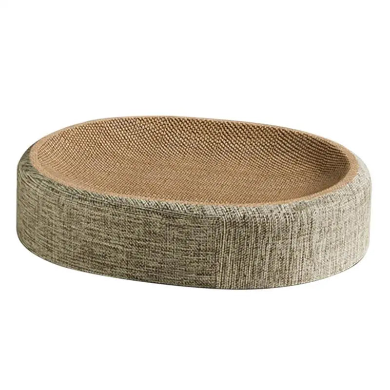 Panier ovale pour chat en sisal