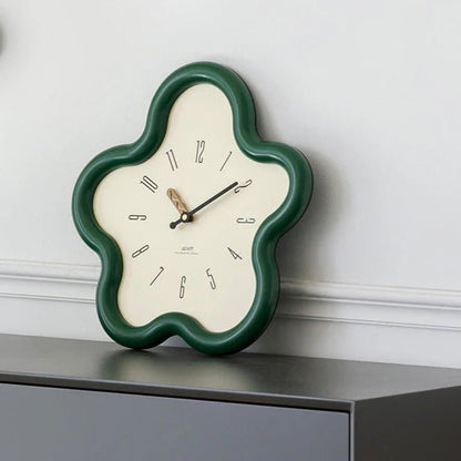 Horloge murale 3D florale