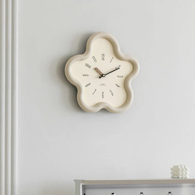 Horloge murale 3D florale