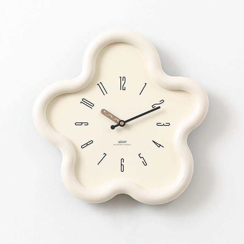 Horloge murale 3D florale
