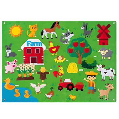 Felt educational board for children