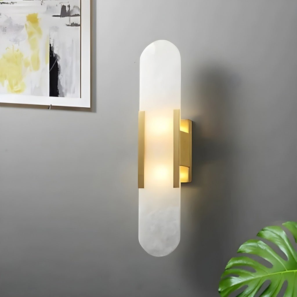 Nástěnná LED lampa z dolomitu
