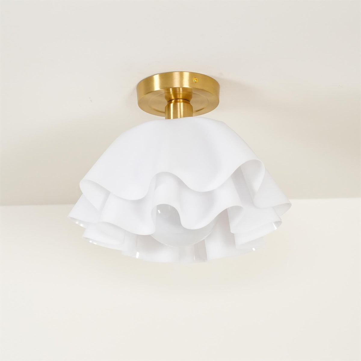 Lampa sufitowa LED miedziana