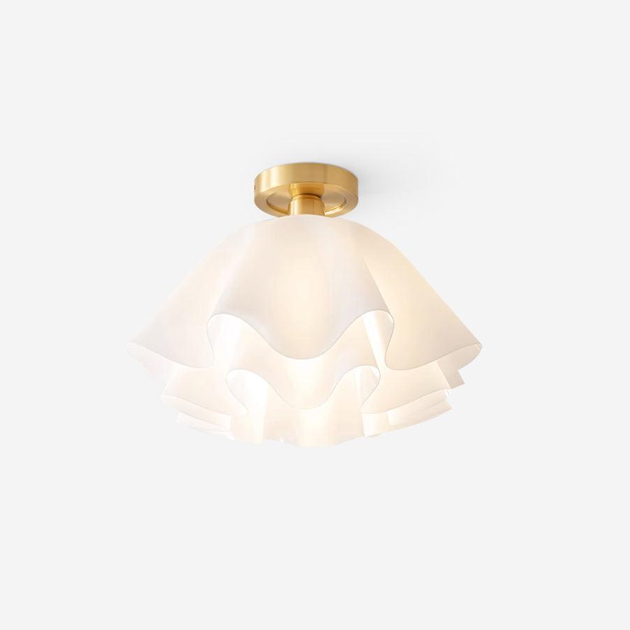 Lampa sufitowa LED miedziana