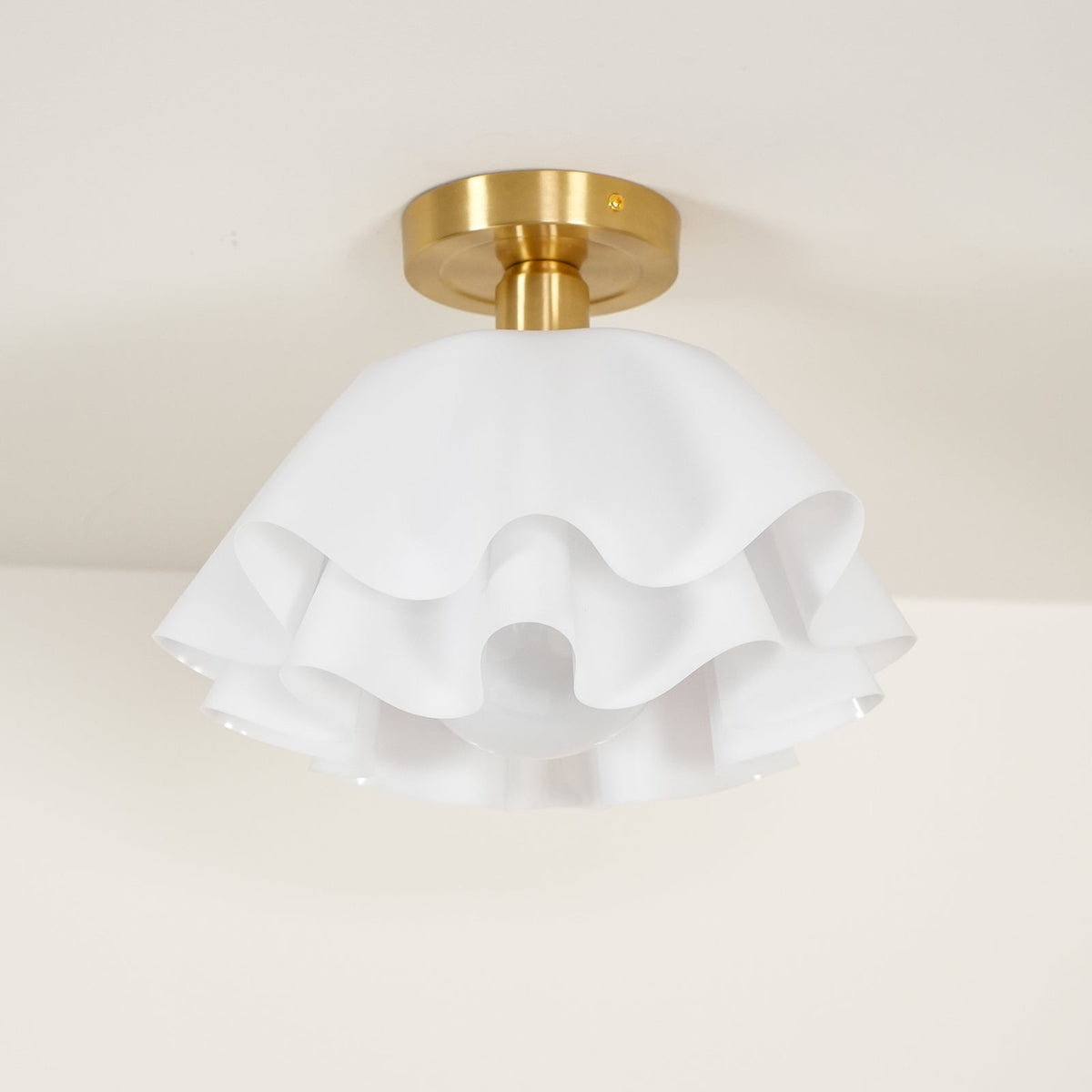 Lampa sufitowa LED miedziana