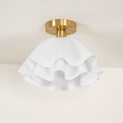 Lampa sufitowa LED miedziana
