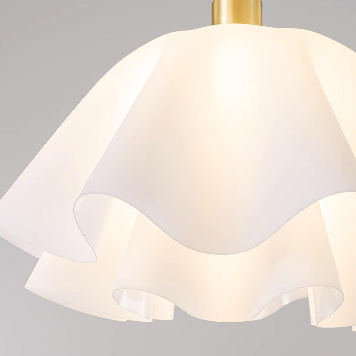 Lampa sufitowa LED miedziana