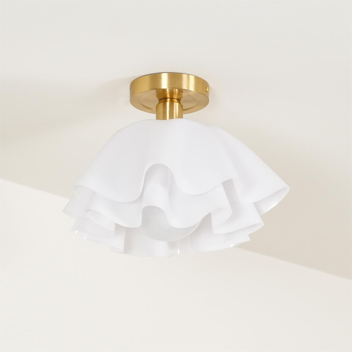 Lampa sufitowa LED miedziana