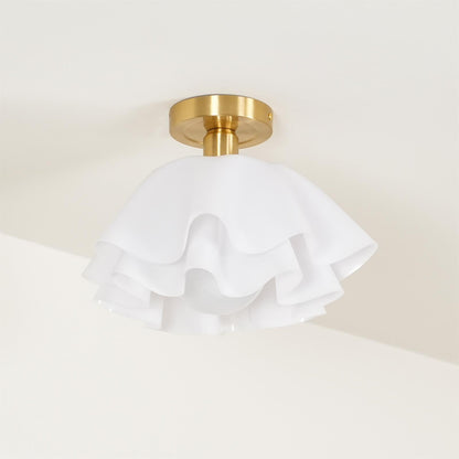 Lampa sufitowa LED miedziana