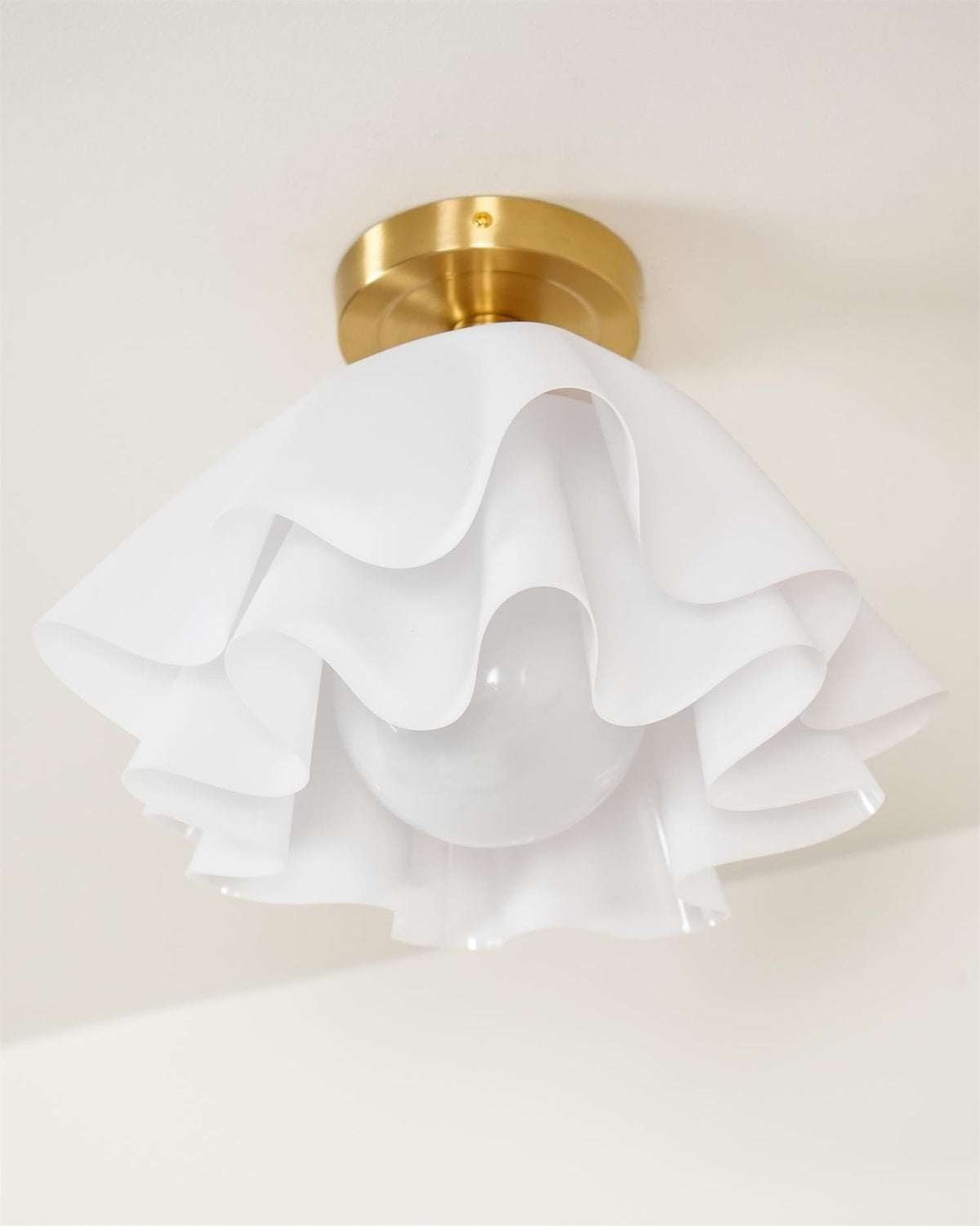 Lampa sufitowa LED miedziana