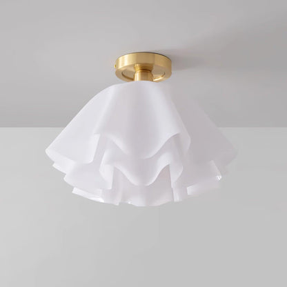 Lampa sufitowa LED miedziana