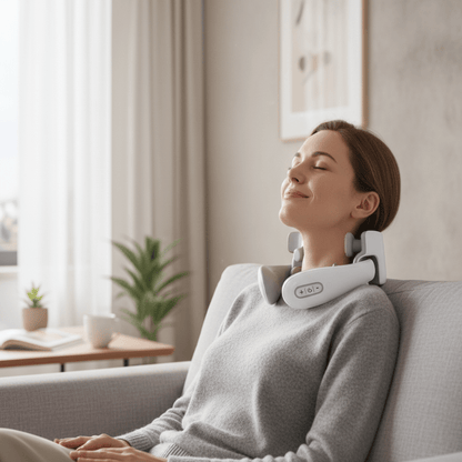 Neck massager with multiple operating modes
