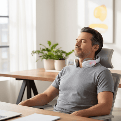 Neck massager with multiple operating modes