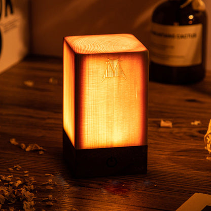 Touch LED lamp with a rechargeable battery
