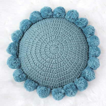 Pletený dekorativní polštář 45 cm