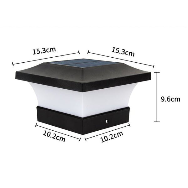 Solární zahradní lampa s teplým bílým světlem