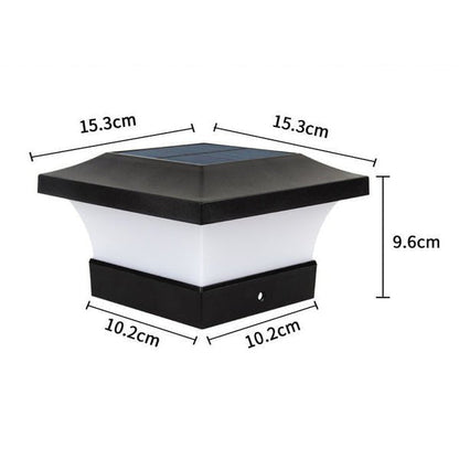 Solární zahradní lampa s teplým bílým světlem
