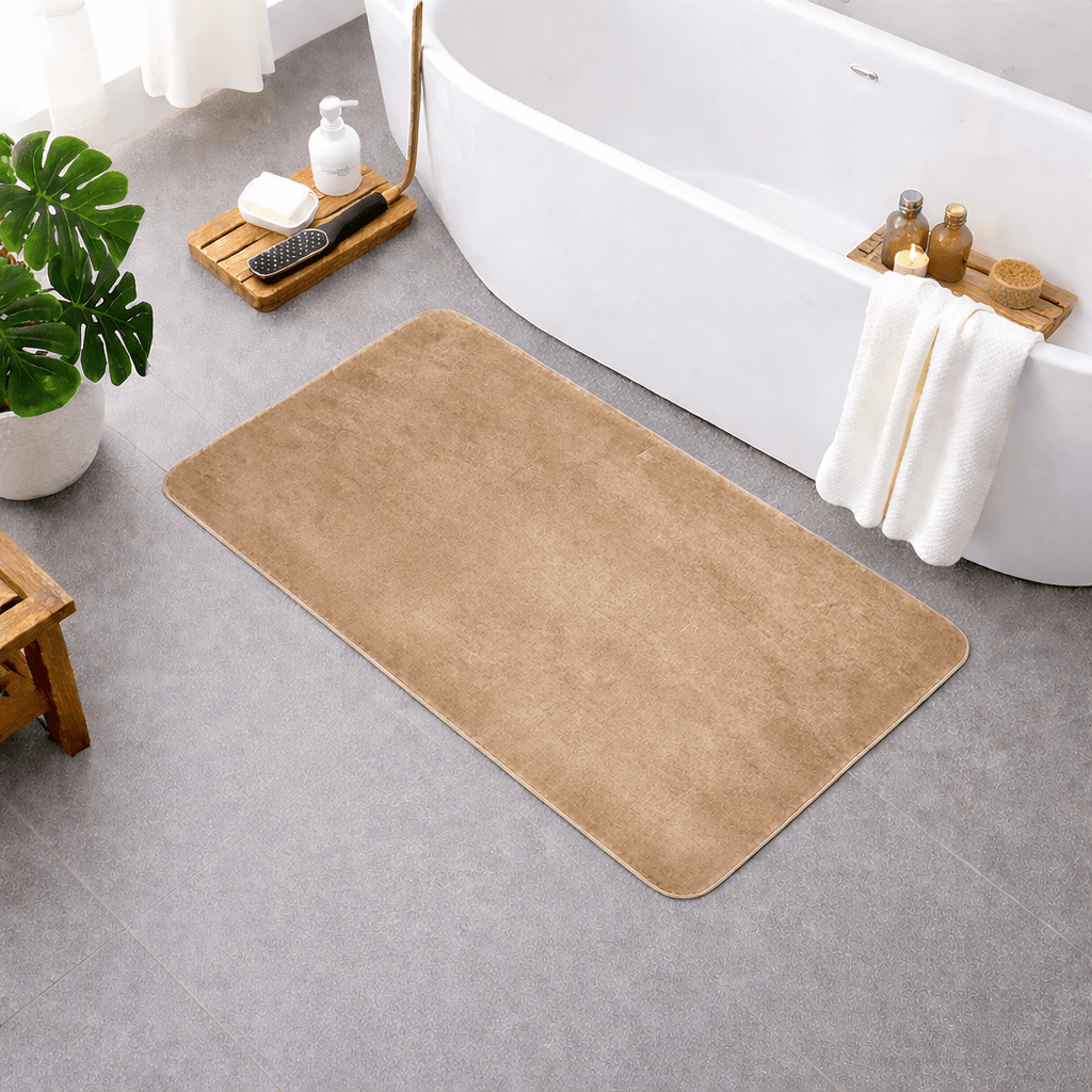 Soft bathroom mat