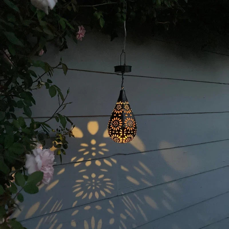 Hanging solar lamp