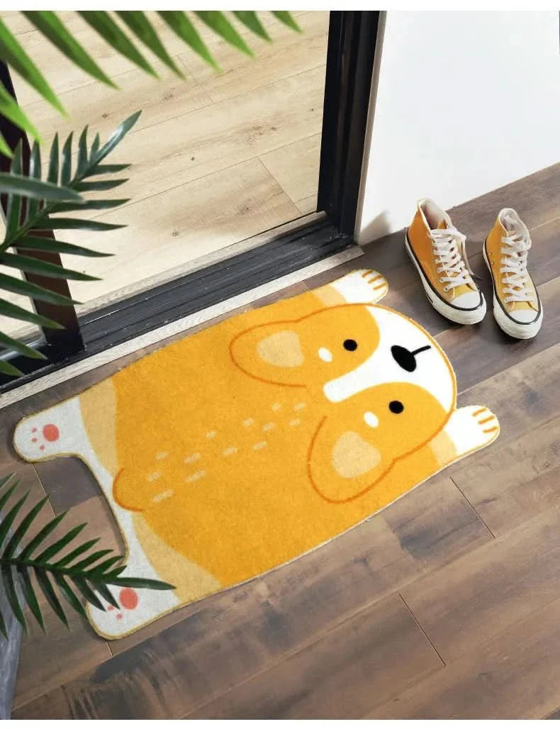 Tapis antidérapant avec des animaux