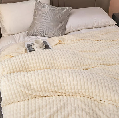 Blanket with a textured surface