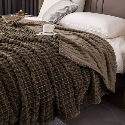 Blanket with a textured surface
