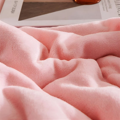 Koc pikowany dwustronny fleece