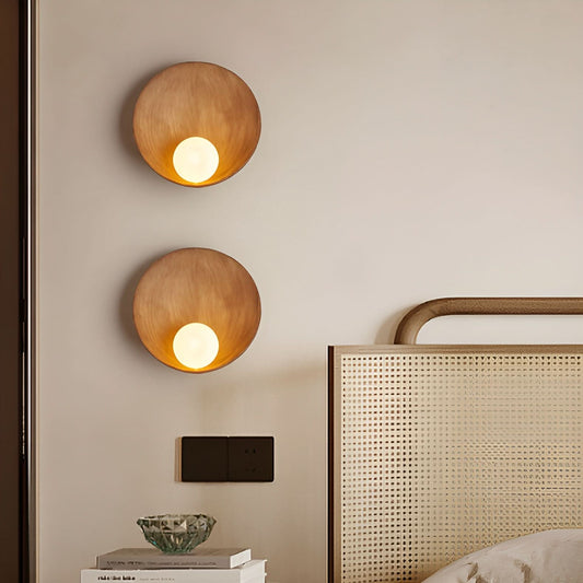 Applique murale aux formes arrondies