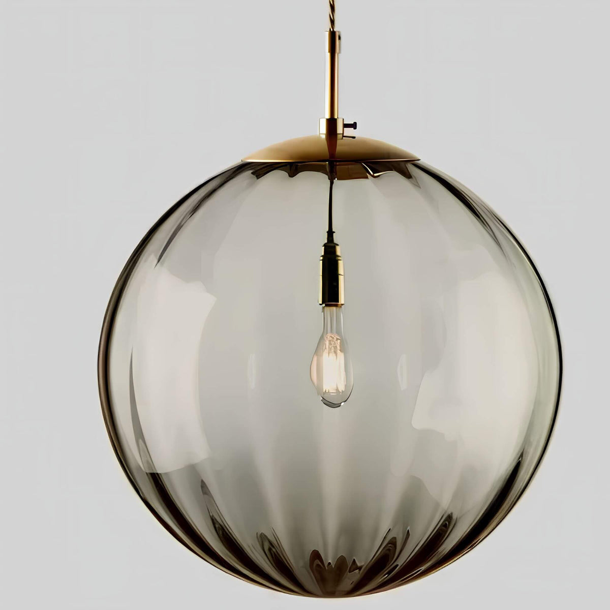 Suspension boule en verre