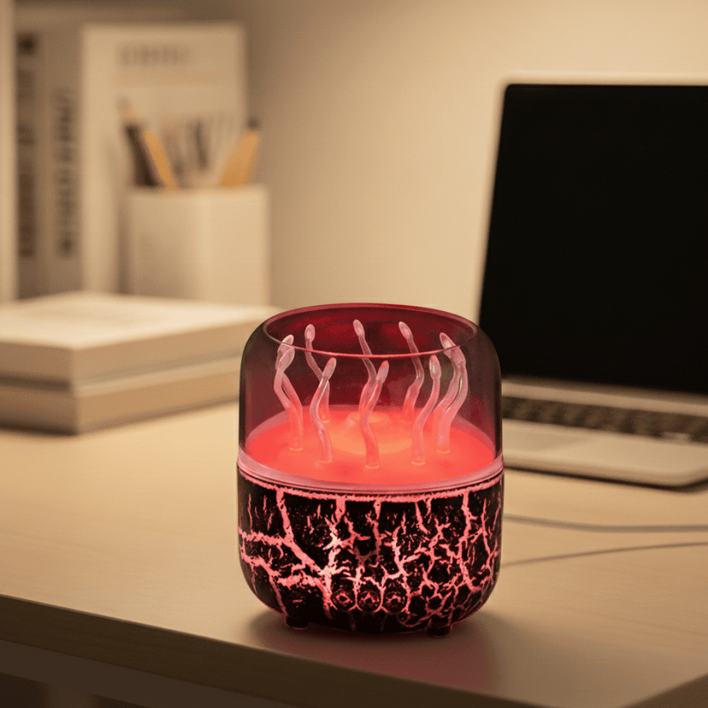 Humidificateur méduse avec télécommande