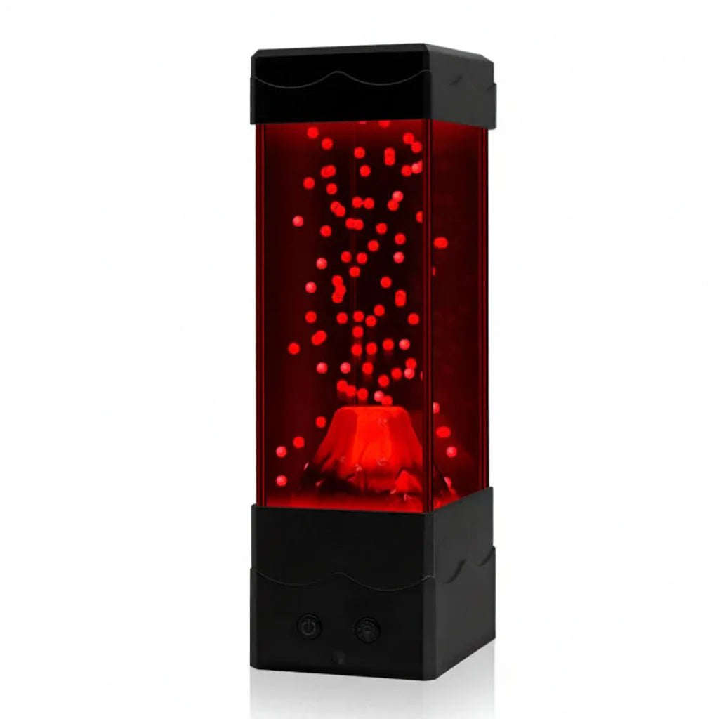Lampe LED volcan avec 7 couleurs