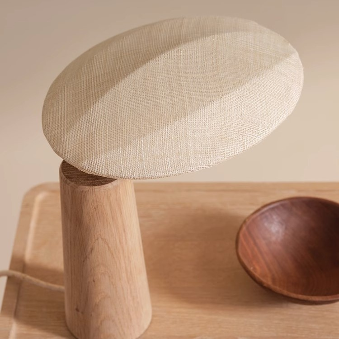 Lampe de table en bois