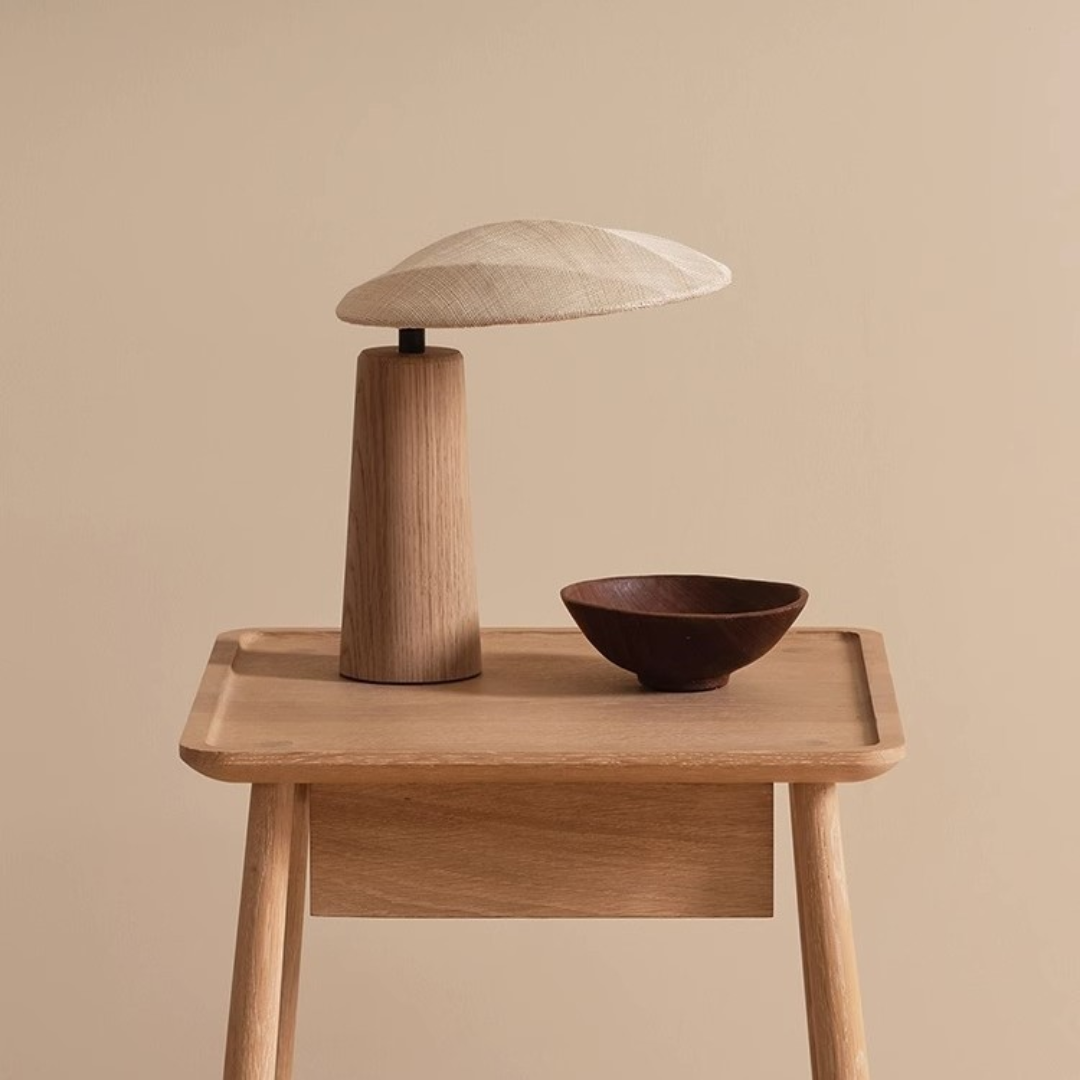 Lampe de table en bois