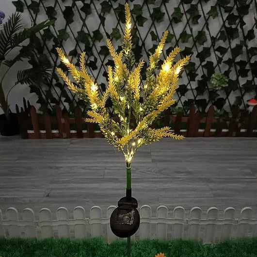 Lavender-shaped solar lamp