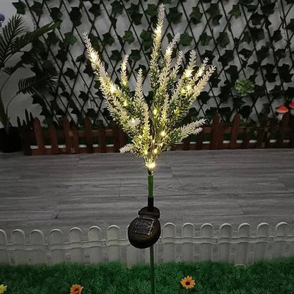 Lavender-shaped solar lamp