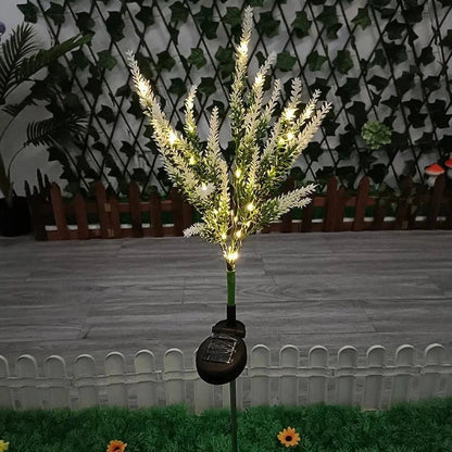 Lavender-shaped solar lamp